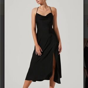 ASTR the label, midi dress, black, new with tags
